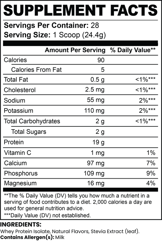Vegan Pea Protein Isolate (Vanilla)