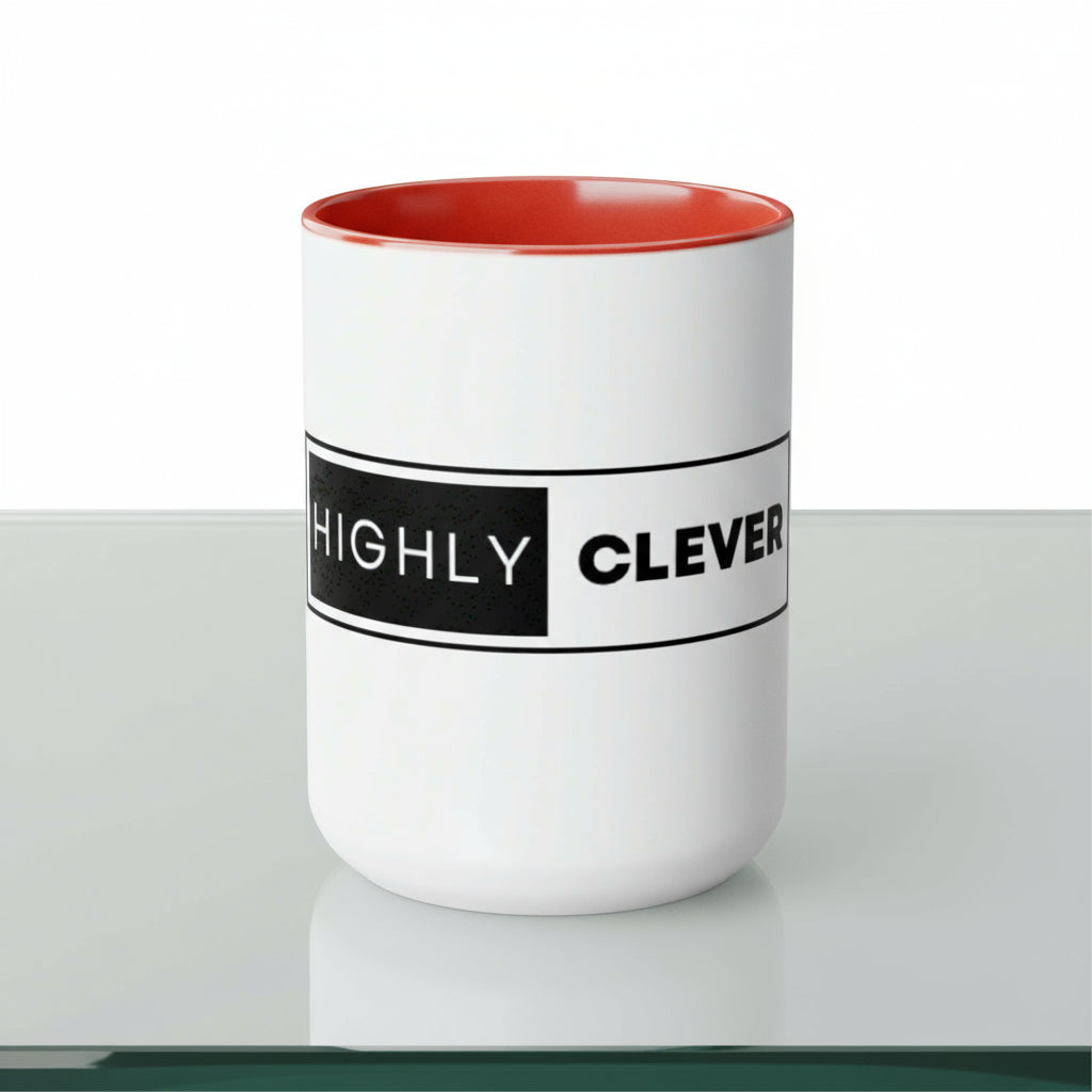 Two-Tone Coffee Mugs, 15oz