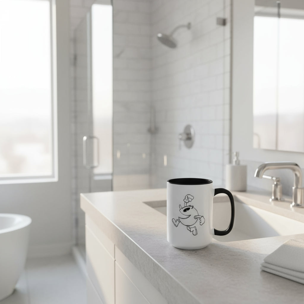 Retro Pac-Man Accent Mug - Fun Character Design for Gamers