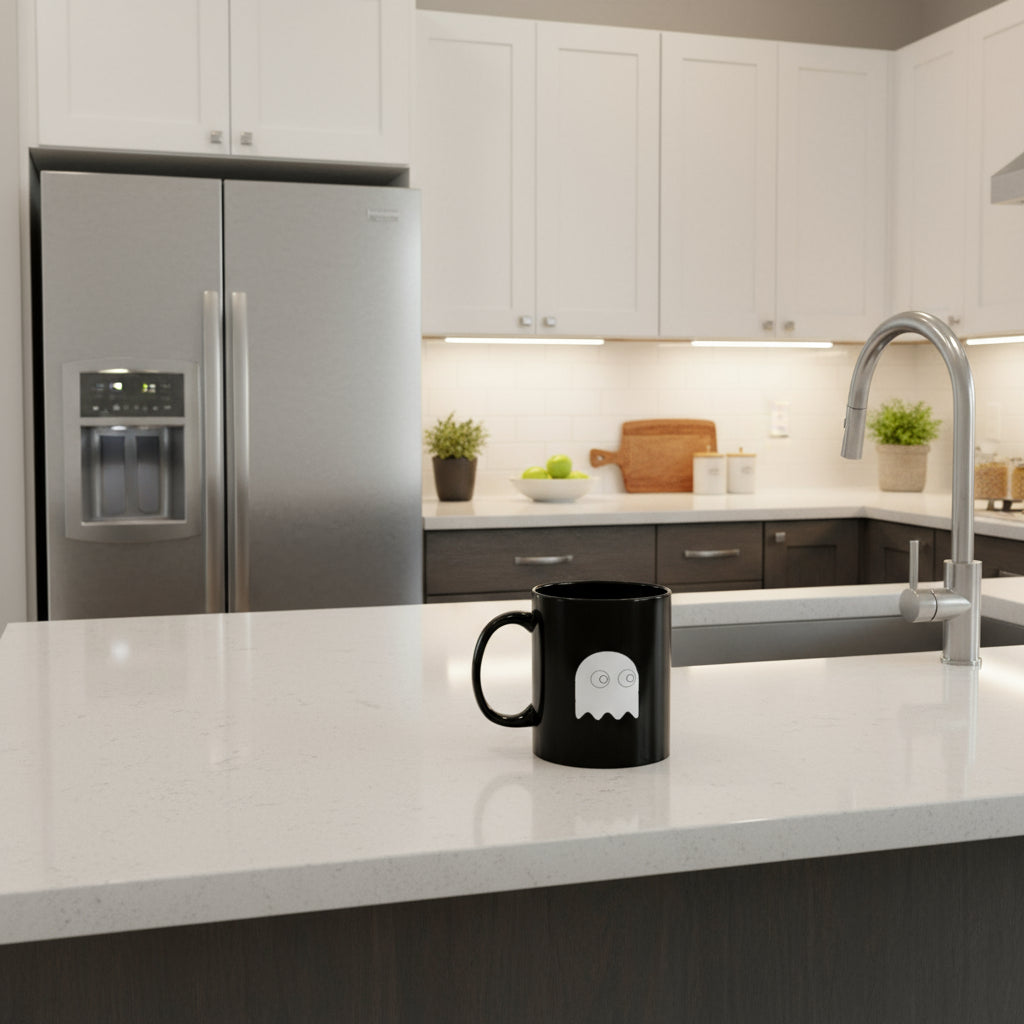 Retro Gaming Black Mug - 11oz & 15oz - Perfect for Gamers & Nostalgia Lovers