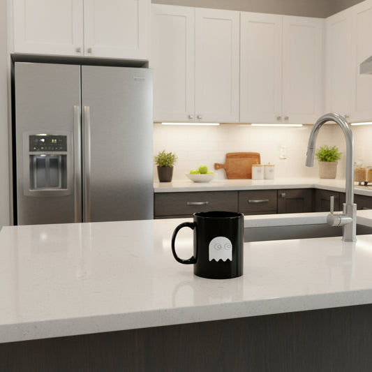 Retro Gaming Black Mug - 11oz & 15oz - Perfect for Gamers & Nostalgia Lovers