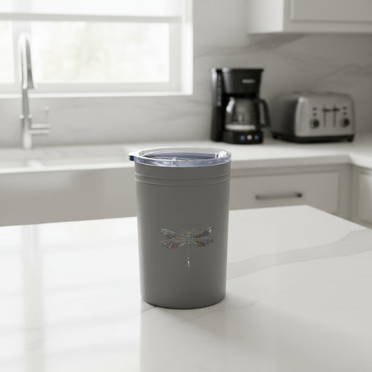 Dragonfly Vacuum Insulated Tumbler - 11oz Travel Mug for Nature Lovers