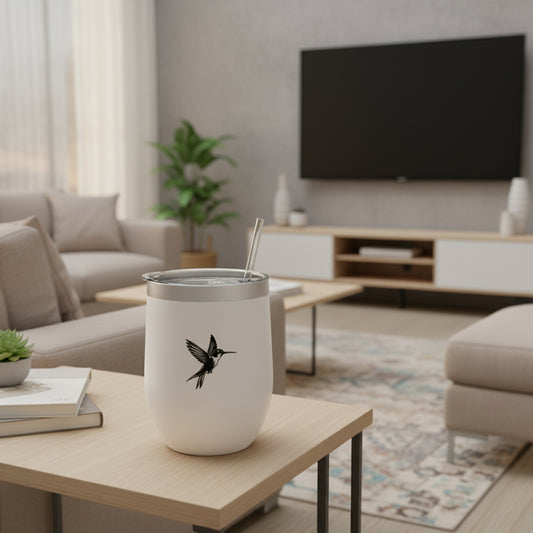 Chill Wine Tumbler - Insulated Stainless Steel Travel Cup for Wine Lovers, Outdoor Parties & Celebrations