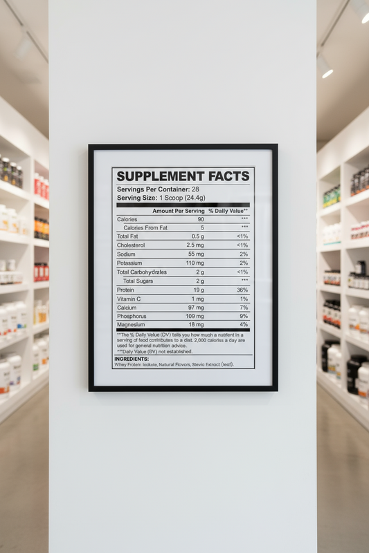 Pure3 100% Whey Protein Isolate (Vanilla)