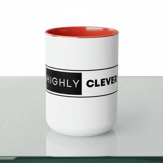 Two-Tone Coffee Mugs, 15oz