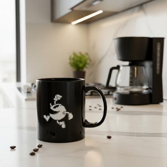 Retro Gaming Black Mug - 11oz & 15oz - Perfect for Gamers & Nostalgia Lovers