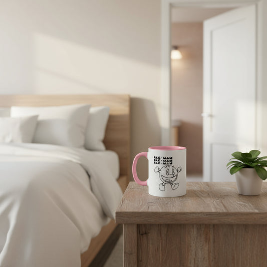 Retro Pac-Man Accent Mug - Fun Character Design for Gamers