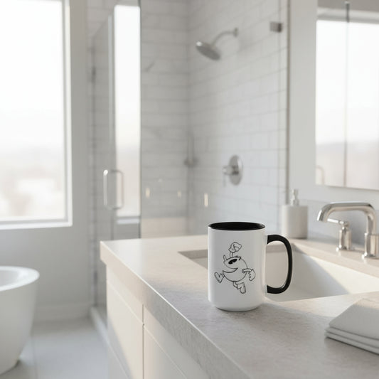 Retro Pac-Man Accent Mug - Fun Character Design for Gamers